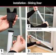 Load image into Gallery viewer, Home Defense / Home Invasion Door Bar Door Stopper Security Bar - Inward Opening Door