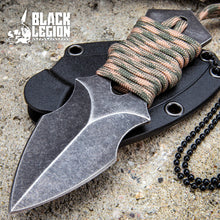 Load image into Gallery viewer, Black Legion Neck Knife With Sheath