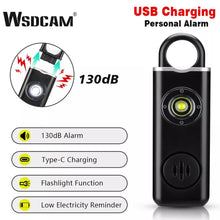 Load image into Gallery viewer, Personal Safety Alarm For Self Defence - USB Rechargeable