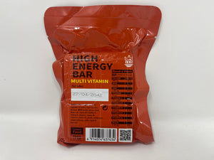 Emergency Food Ration Bar - Fruit Multivitamin - Best By 2042