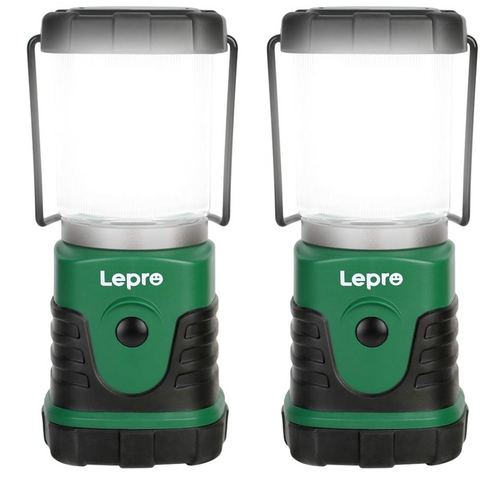 2 Pack LED Camping Lantern Lantern - Uses 3 AA Batteries ( Not Included )