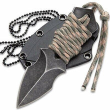 Load image into Gallery viewer, Black Legion Neck Knife With Sheath