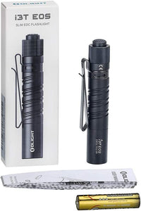 Olight I3T EOS Slim EDC Flashlight - 180 lumens - Uses AAA Battery - Tiny Flashlight