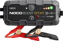 Load image into Gallery viewer, NOCO Boost Sport GB20 - 500 AMP 12 Volt - Emergency Car Booster Jump Starter