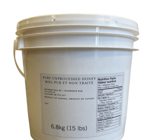 Raw Unpasteurized Honey - 15 LBS / 6.8KG