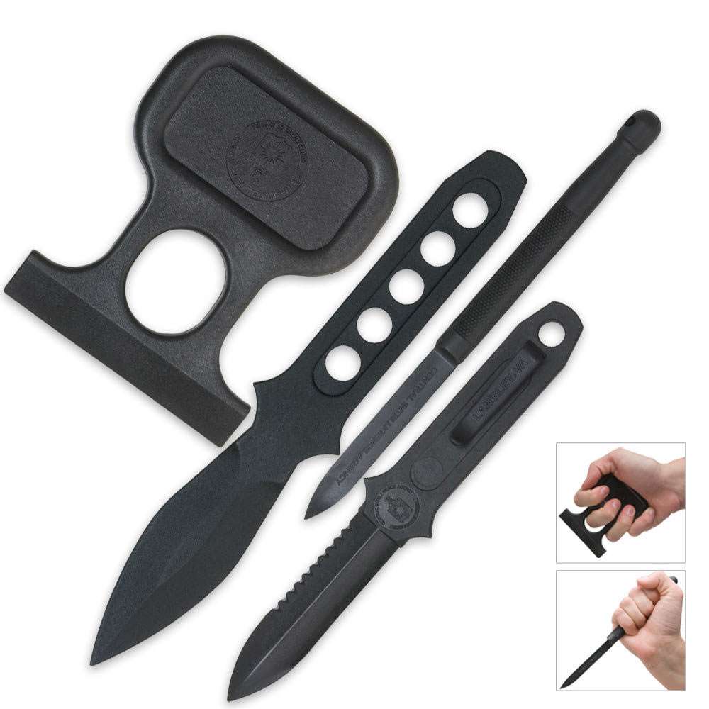 CIA Spy Special Ops Knife Defense Tool Kit Set