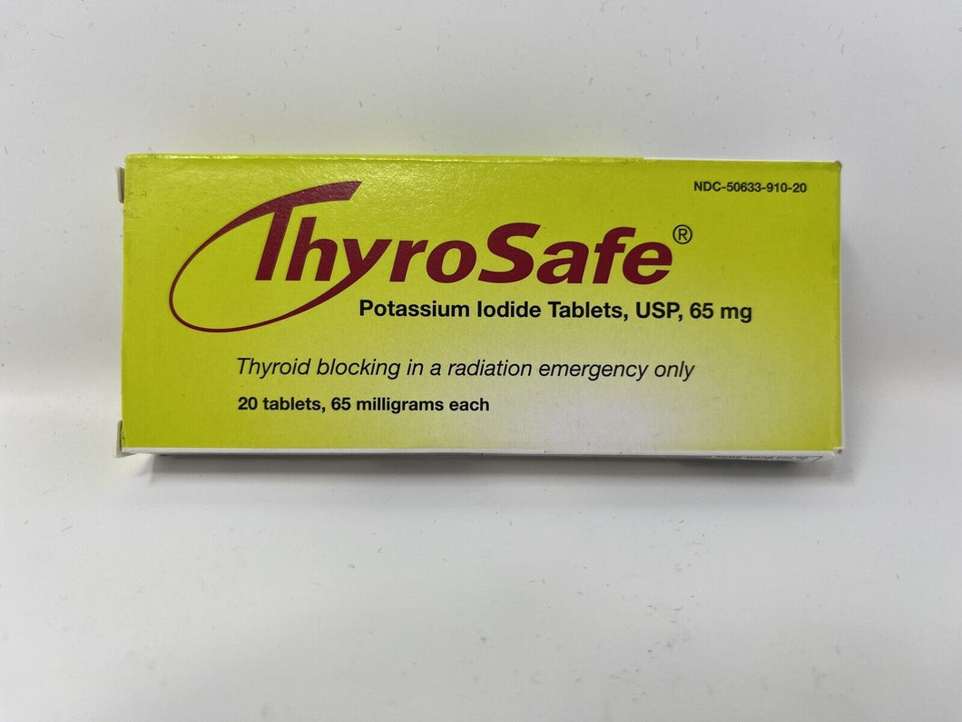 Thyrosafe Potassium Iodide - 65mg(Kids) - 20 Tablets