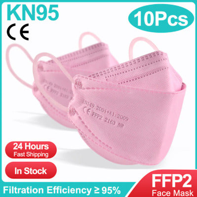 Kids Pink kn95 Masks (Korean / KF94 Style)