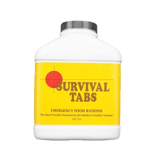 Survival Tabs Emergency Food -180 Tabs - Chocolate - Read To Eat