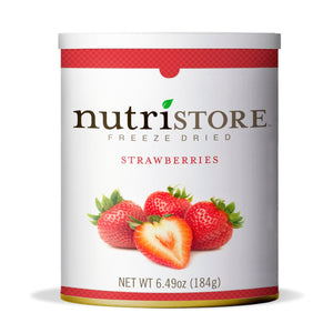 Freeze Dried Strawberries - 25 Year Shelf Life - 184g